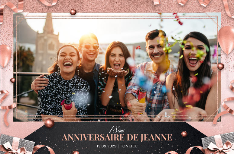 Anniversaire-jeanne Cadre anniversaire